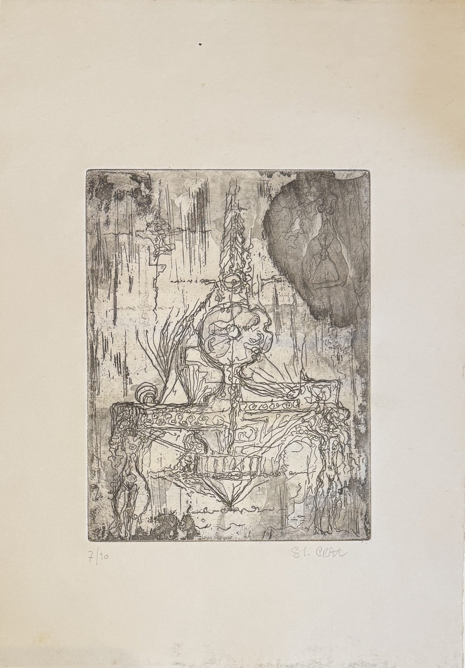 Stephan Pral – Tisch mit Aufsatz