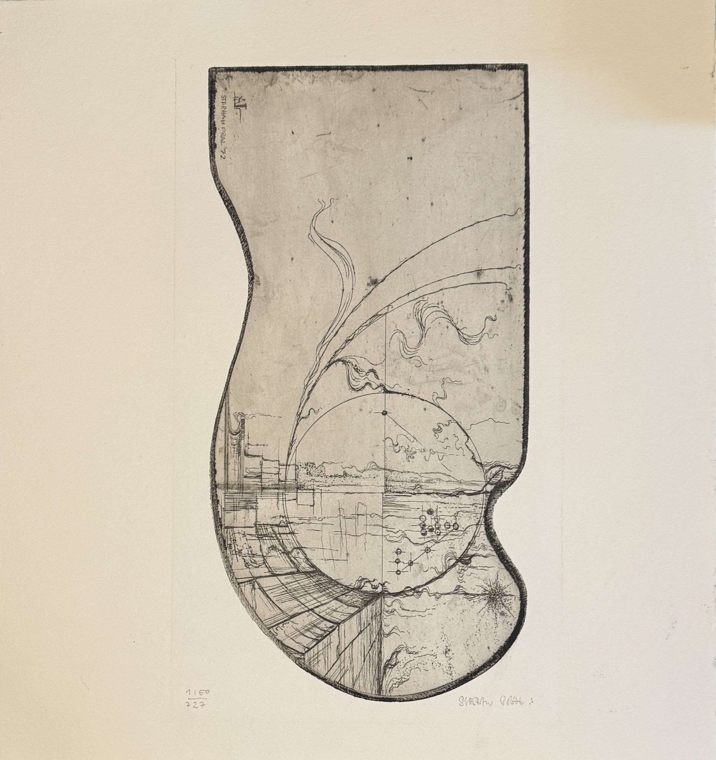 Stephan Pral – Landschaft mit Mauer