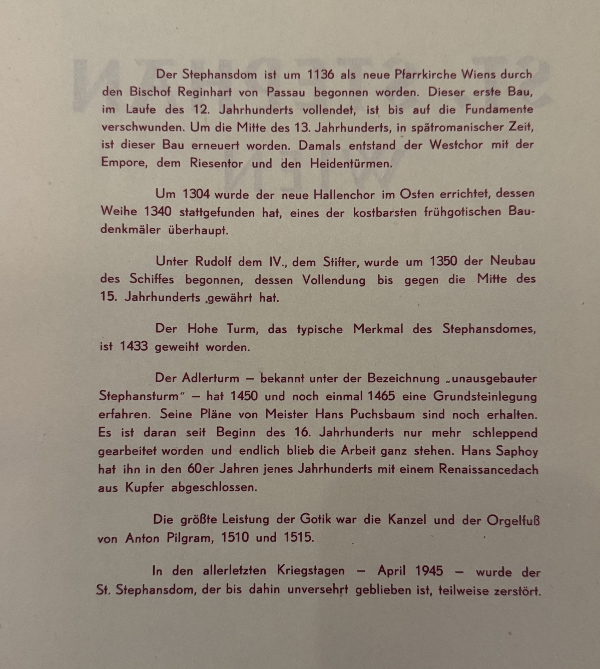 Traudl Frischenschlager - St. Stephan Wien – Bild 3